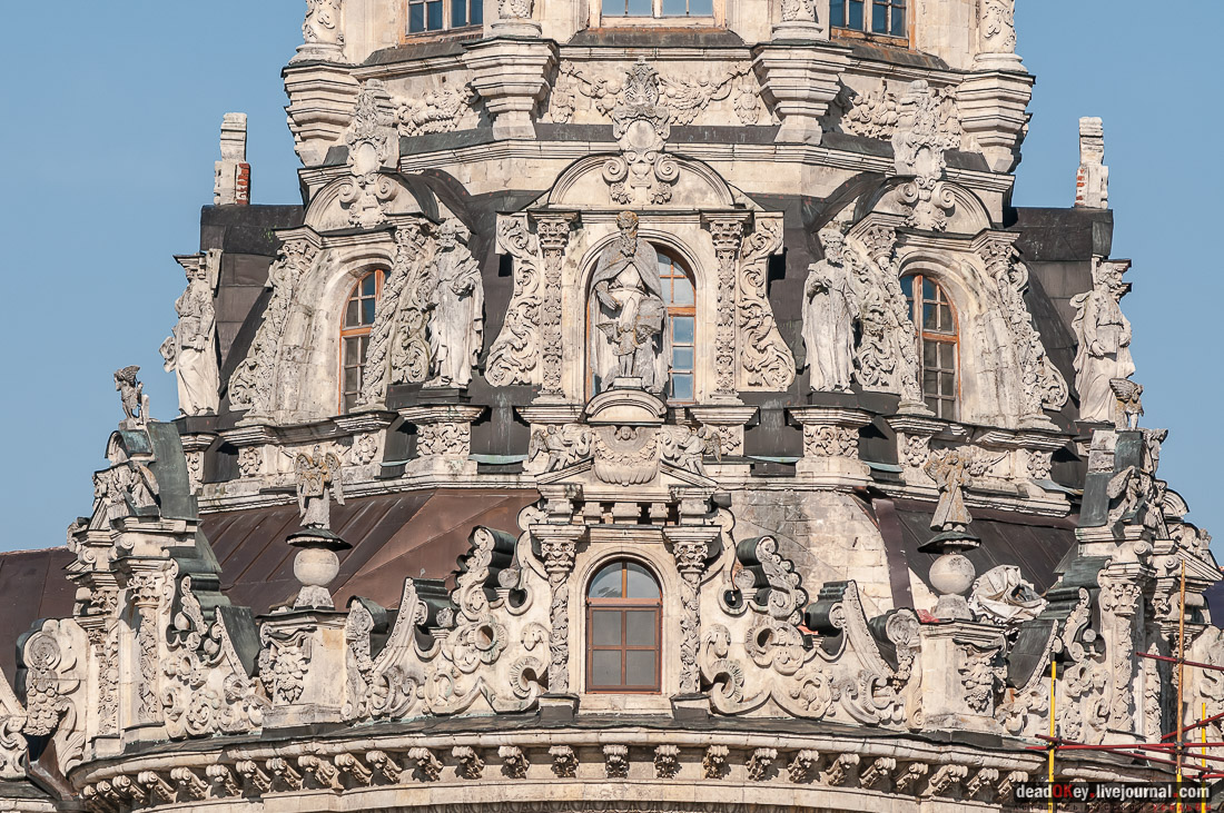 усадьба Дубровицы, Знаменская церковь с квадрокоптера