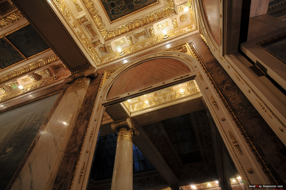 усадьба Коншиных, ул. Пречистенка д.16/2. Дом ученых. Интерьеры усадьбы.