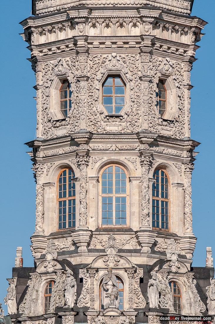 усадьба Дубровицы, Знаменская церковь с квадрокоптера