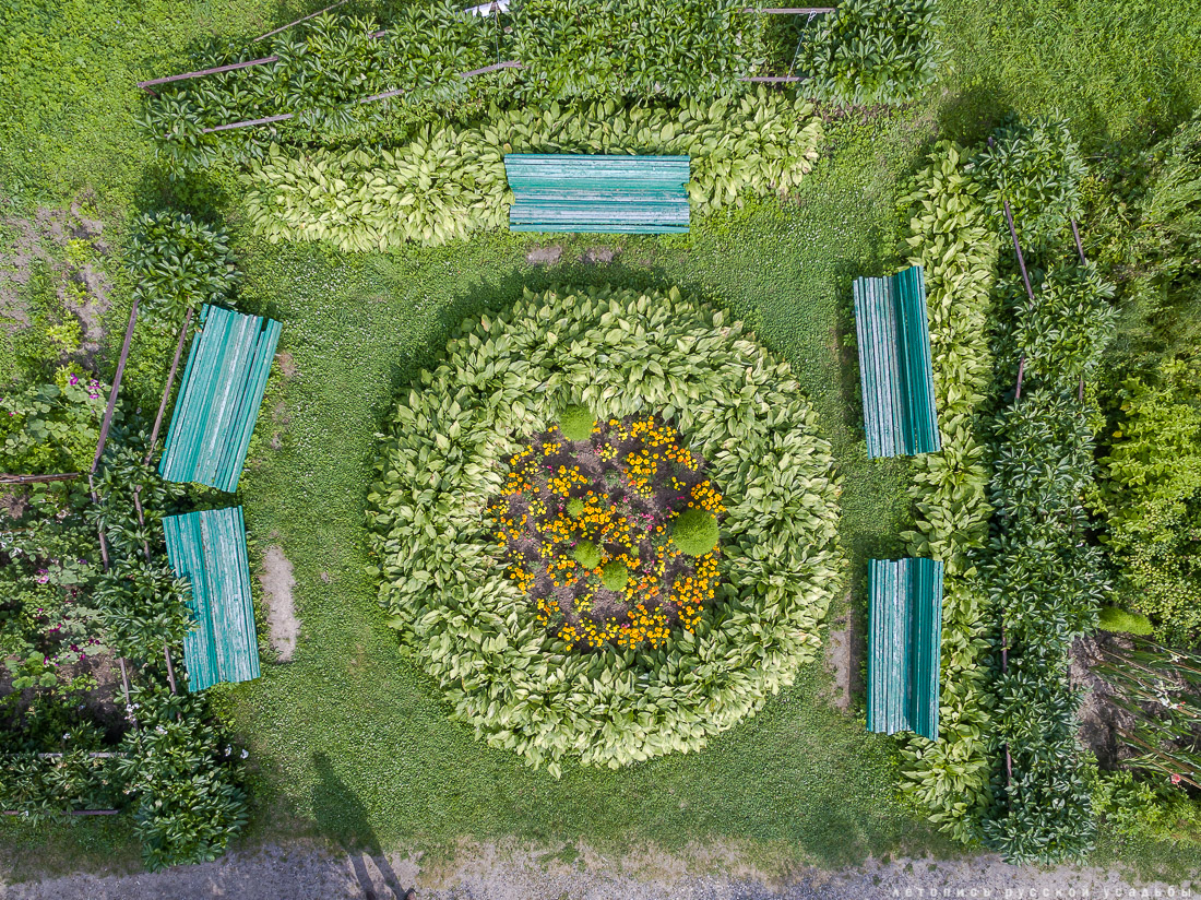 усадьба Мелихово с квадрокоптера