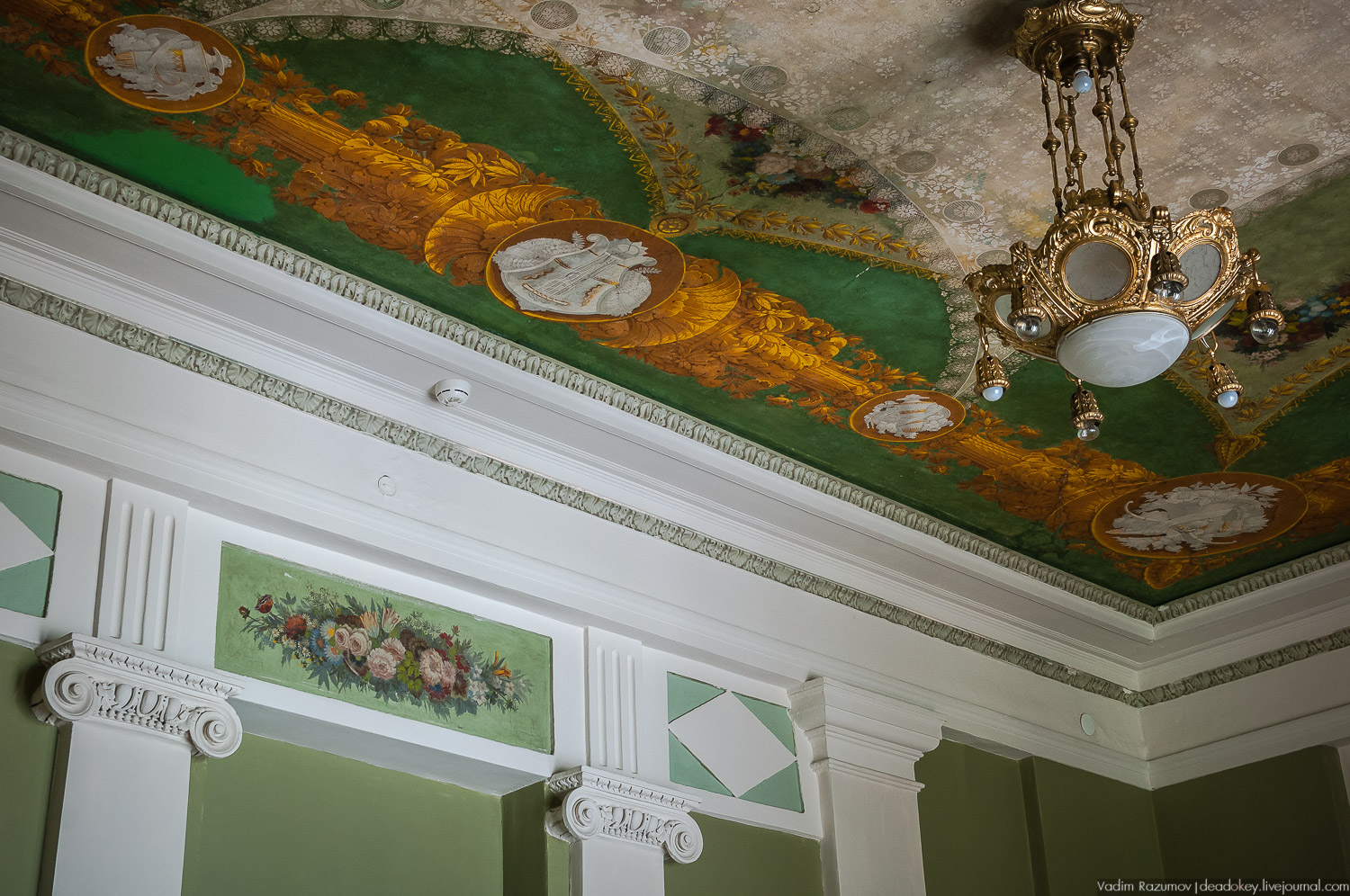 усадьба Братцево, Москва, интерьеры главного дома