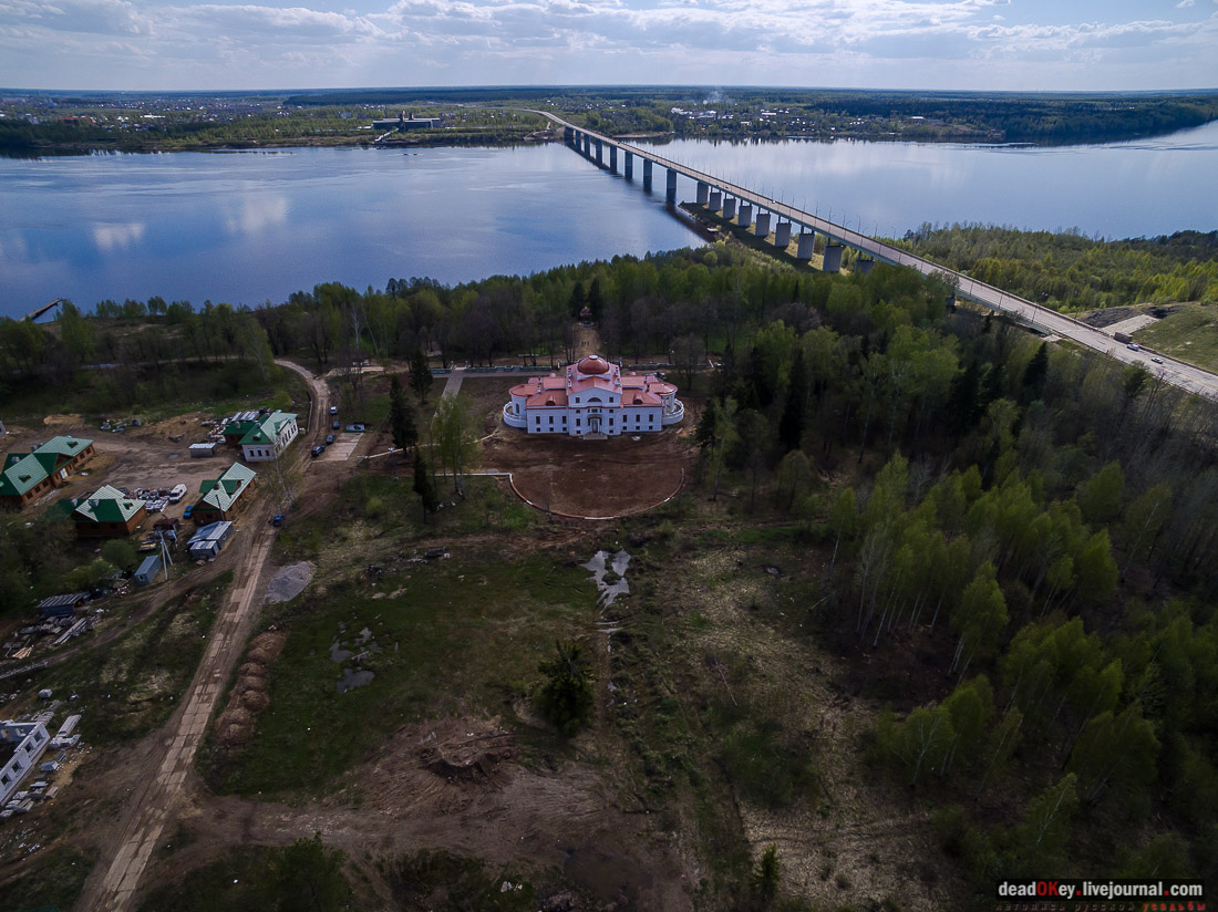 усадьба Студеные Ключи с квадрокоптера