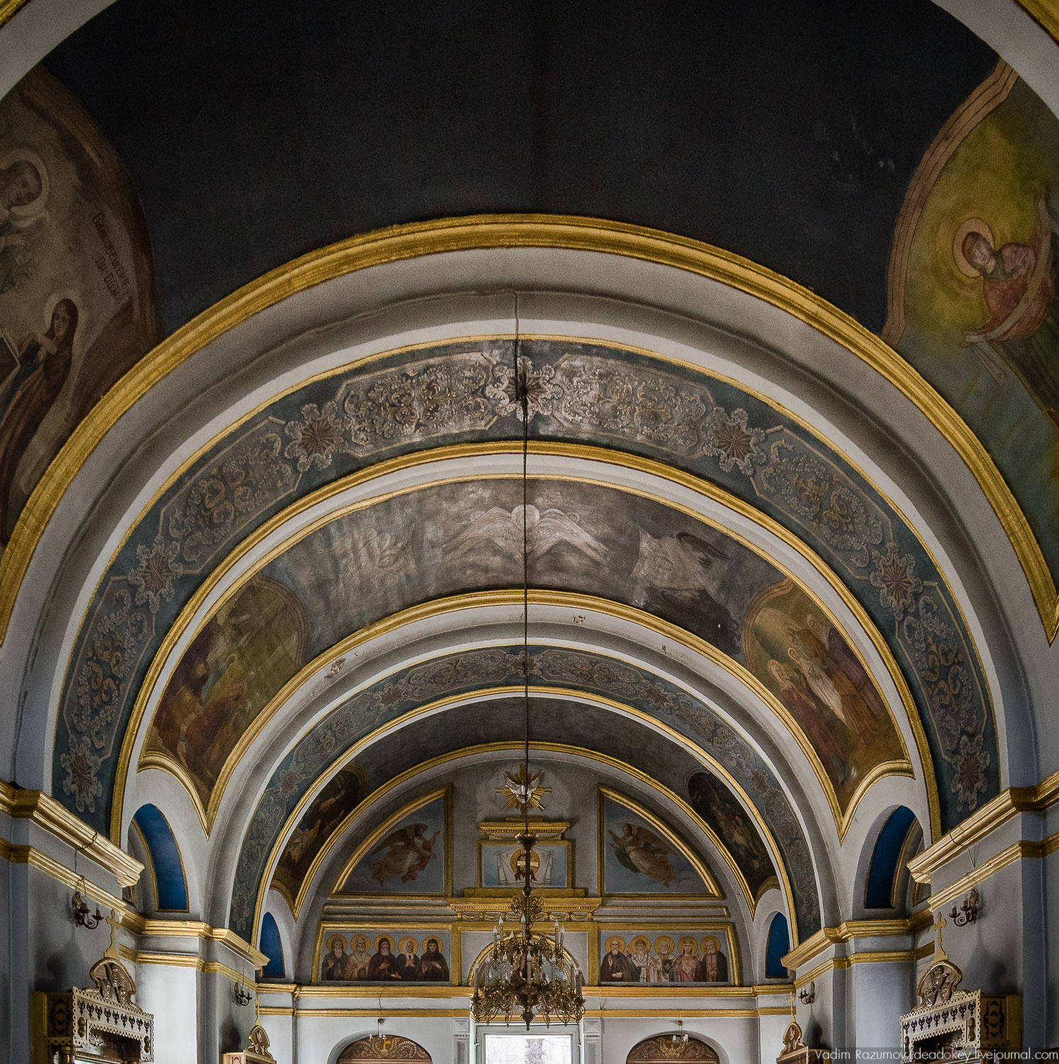 Казанский храм в Богородицке, интерьеры