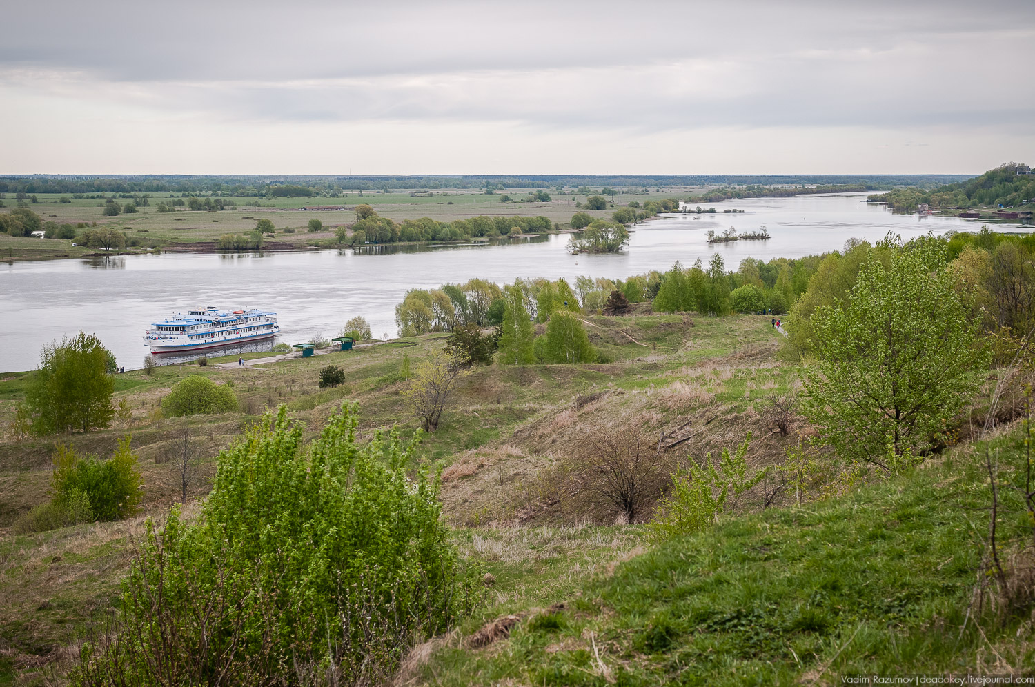Усадьба Константиново, есенинские места, река Ока
