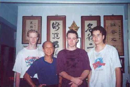 Bradley Temple, Lo Man Kam,  Nick Vietch and John Kang, 1996.