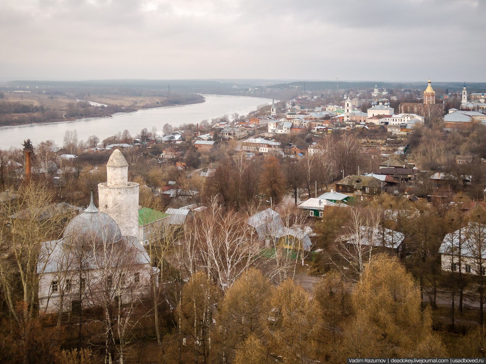 Касимов с дрона, Рязанская область