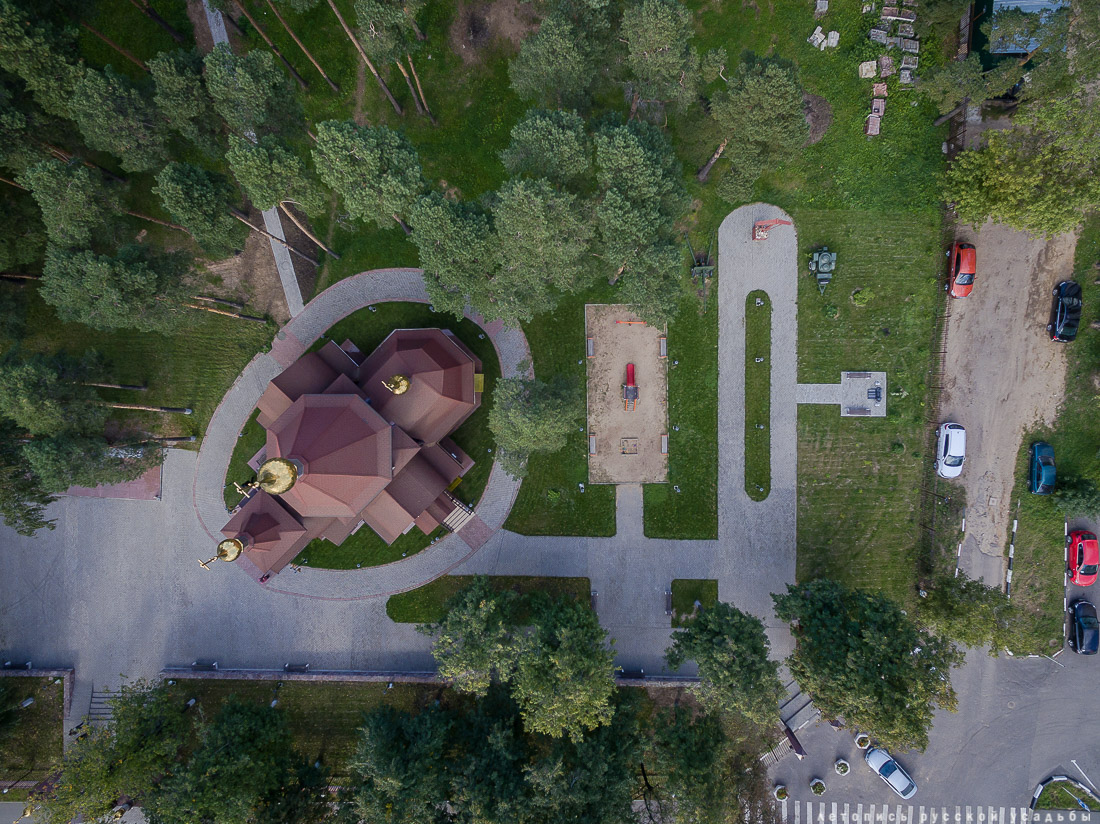 Поселок Октябрьский, фабрика Шорыгина с квадрокоптера