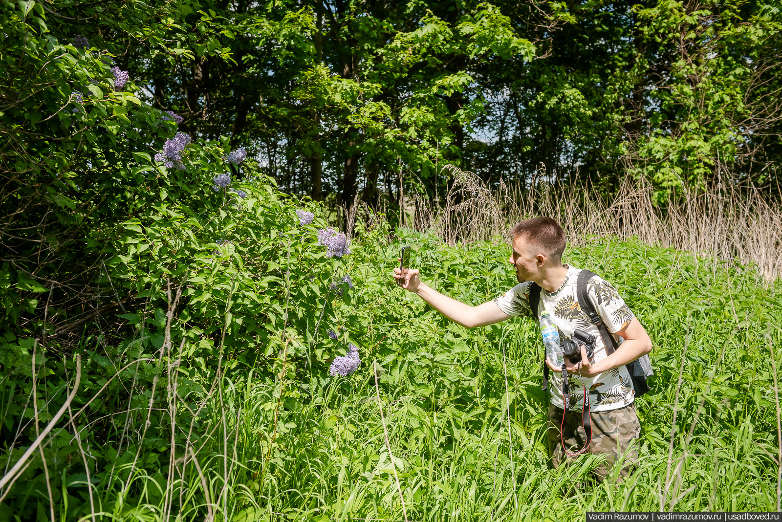 Старое Глазово, могила Василия Баженова, 2021 год