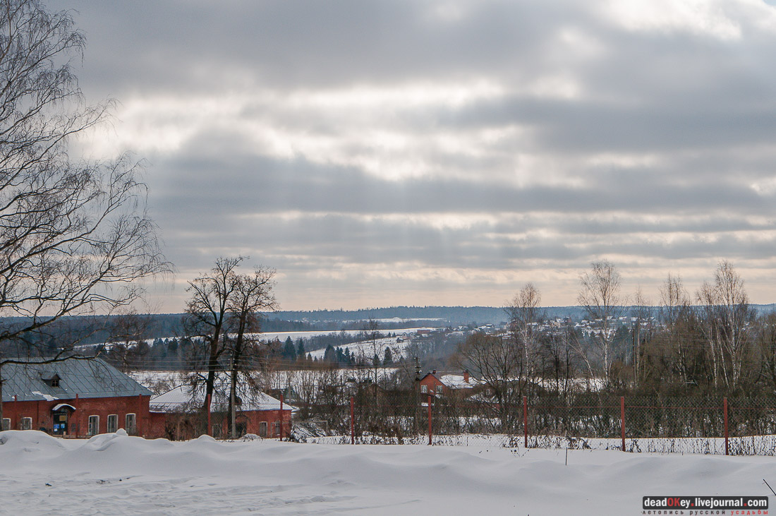усадьба Ольгово, съемки телеканала Россия-1 для передачи Вести