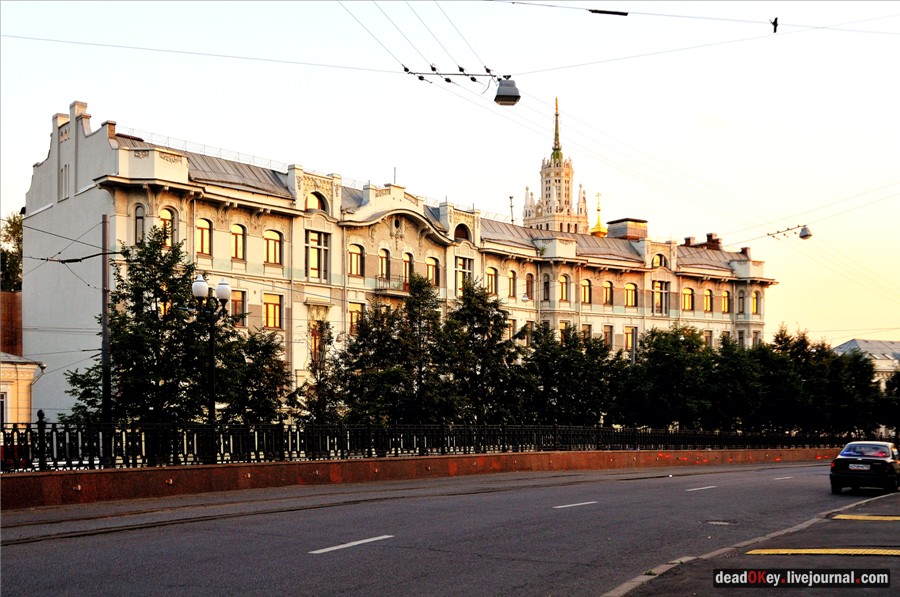 Доходный дом И.И. и Н.И. Болдыревых, 1908, архитектор Н.П. Евланов,Яузский бульвар, 13
