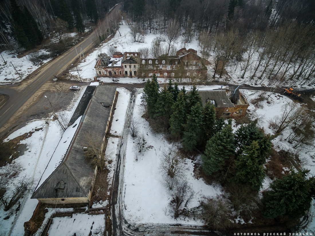 усадьба Гребнево с квадрокоптера
