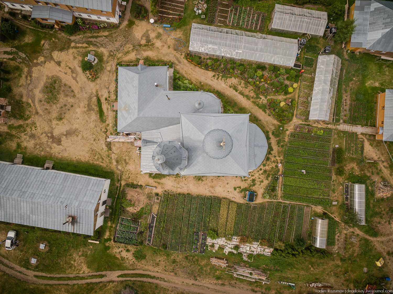 Гороховец с дрона