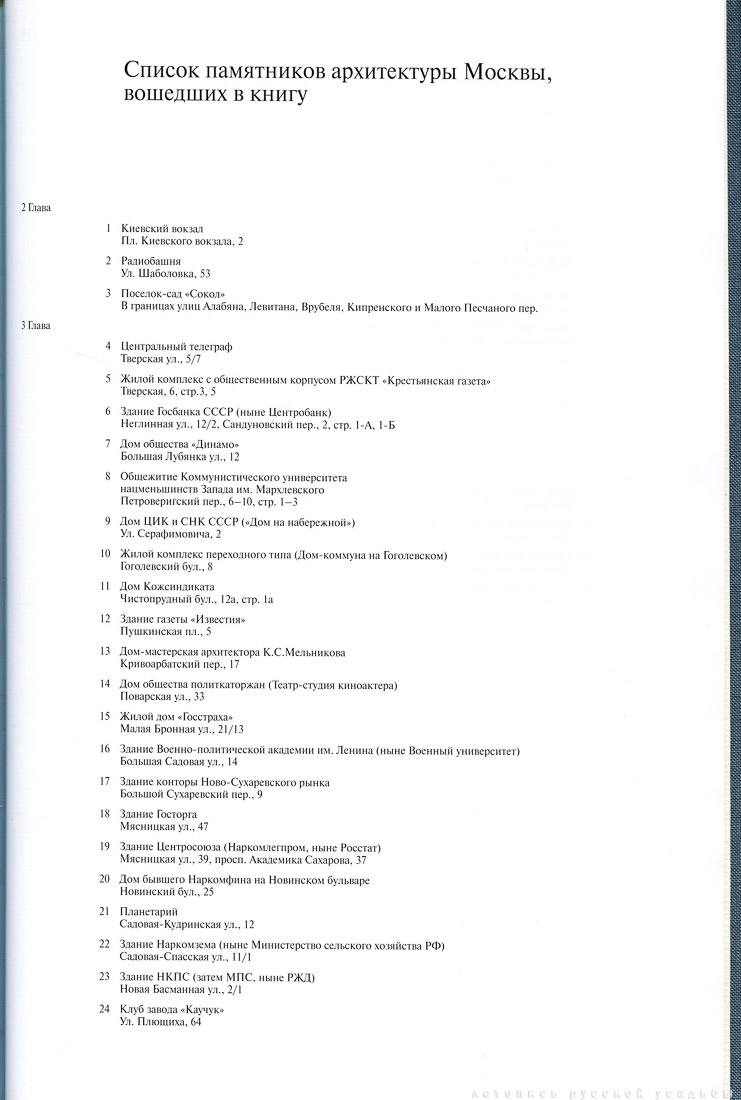 Памятники Архитектуры Москвы. Архитектура Москвы 1910-1935.