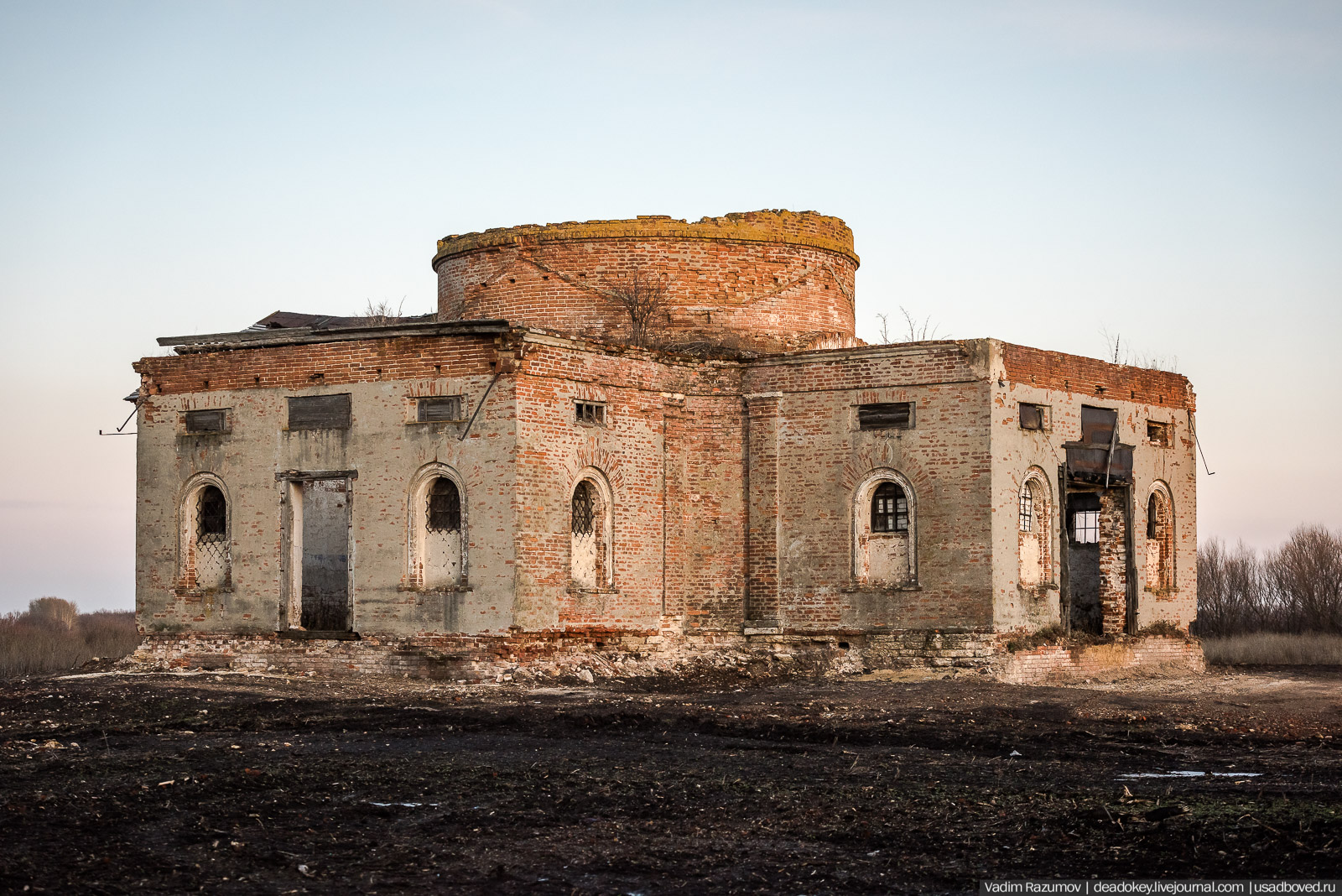 Усадьба Ивановка, колокольня-маяк, Липецкая область, Добринский район