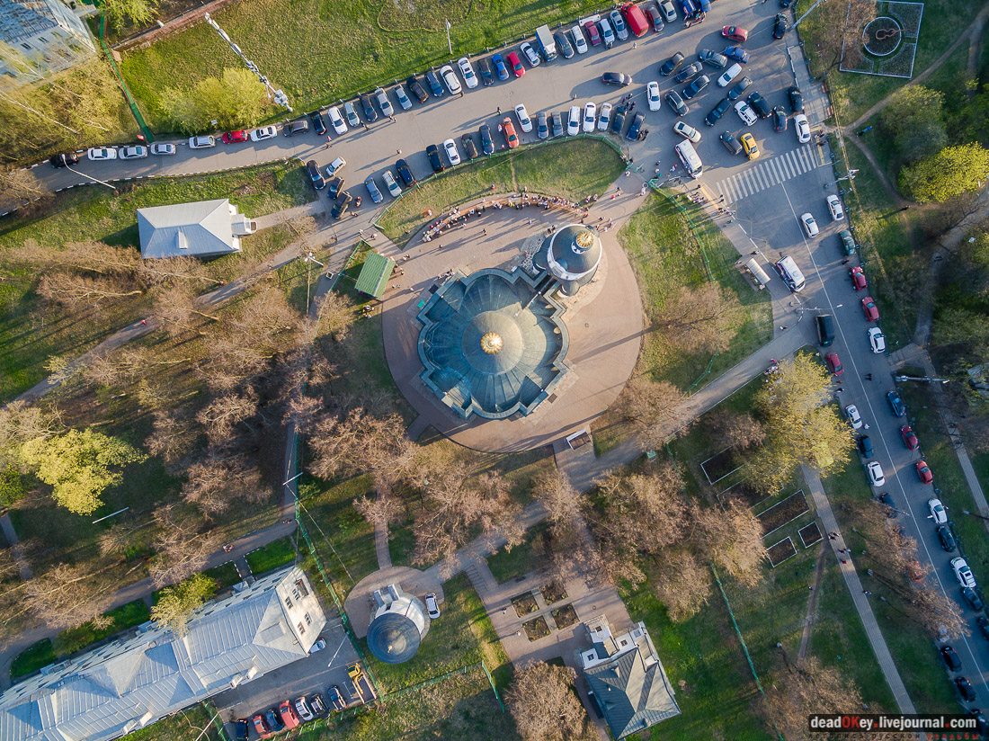 усадьба Кузьминки с квадрокоптера