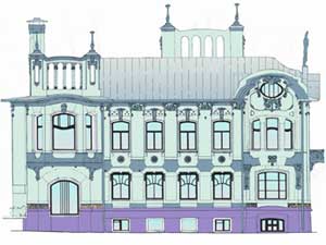 усадьба Волчкова на ул. Поварская д.42-44 и особняк Миндовского