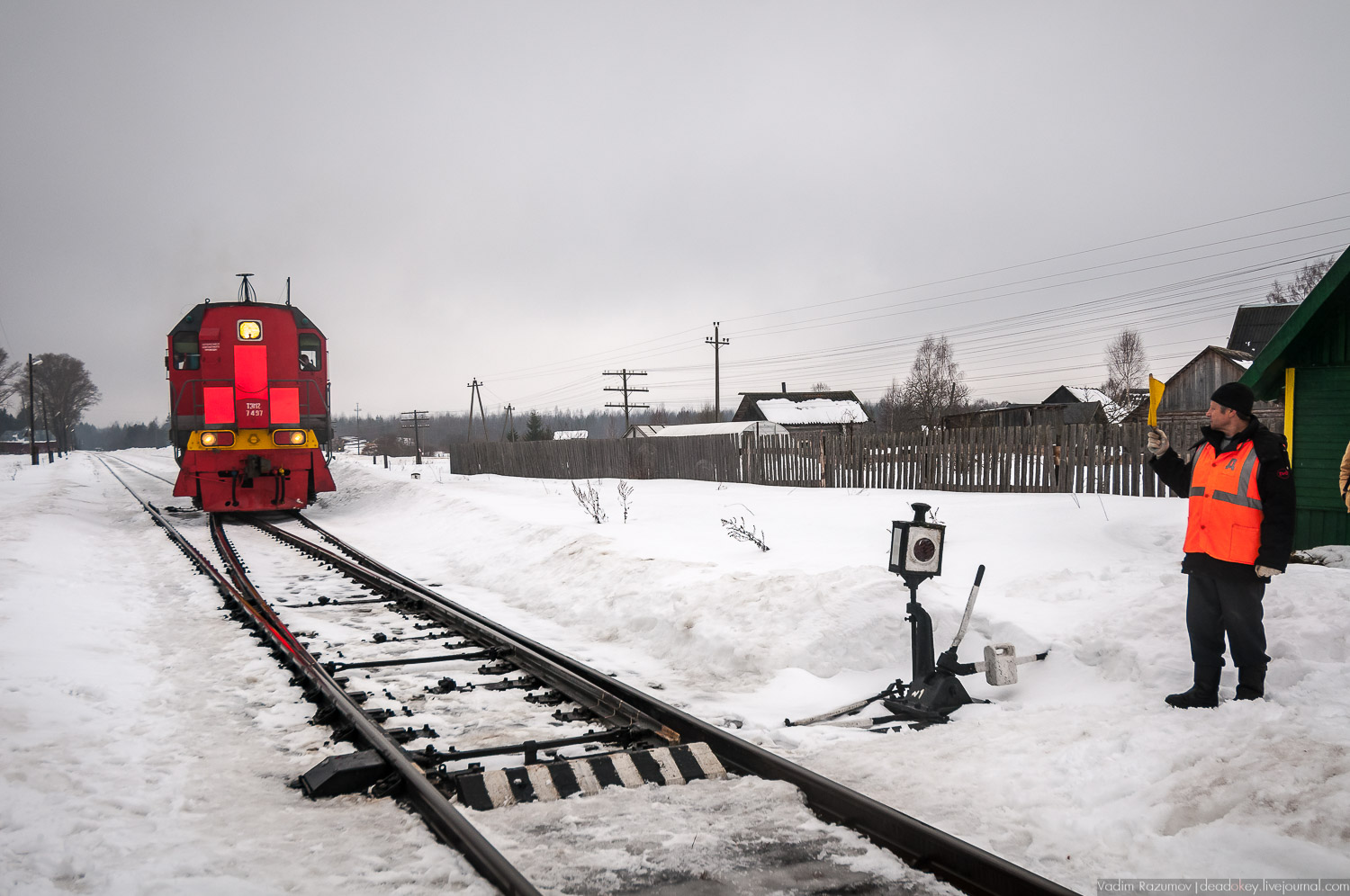паровоз Бологое-Осташков