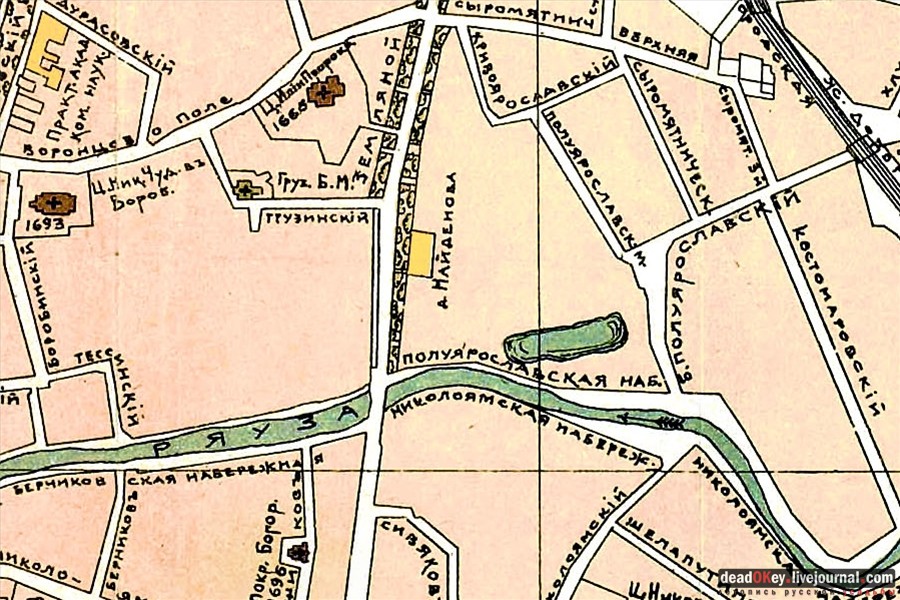 усадьба Высокие Горы (Усачевых-Найденовых), Москва, Земляной Вал, 53