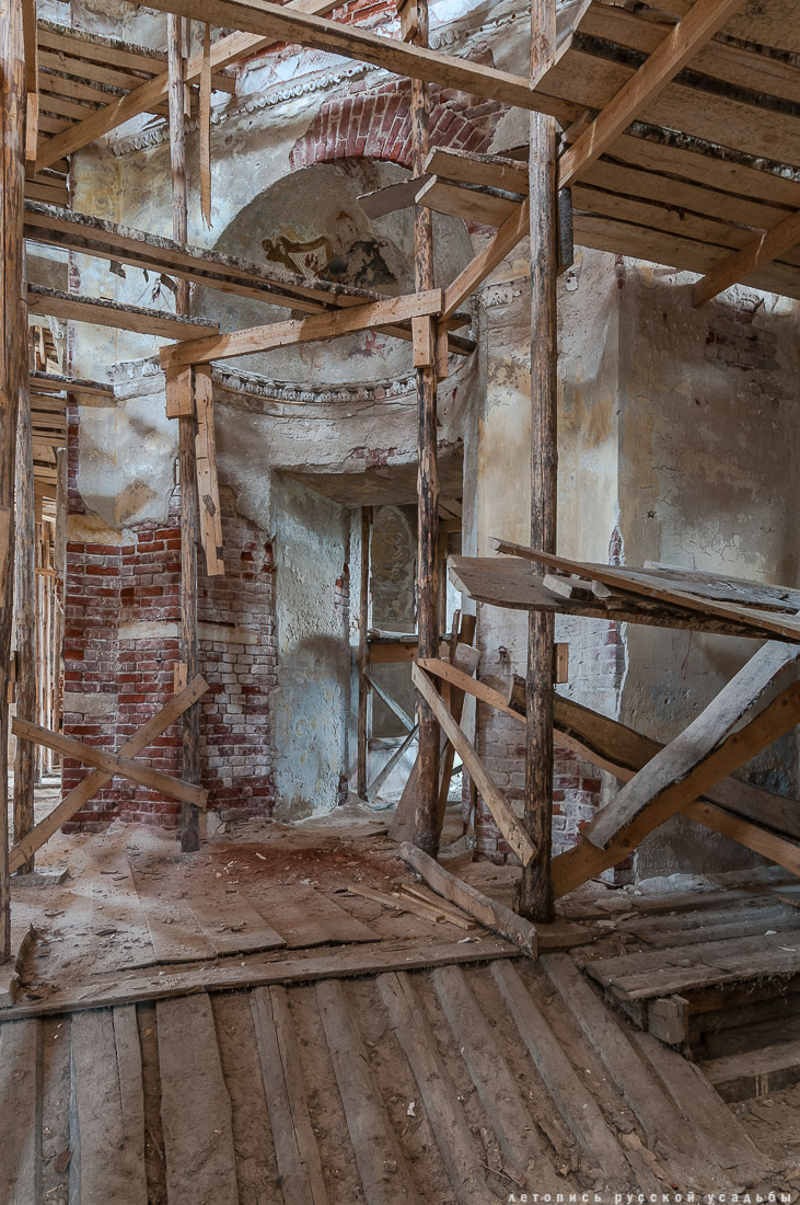 Интерьеры Борисоглебского собора в Торжке, Тверская область, арх. Н.А. Львов, Екатерина II, Борисоглебский монастырь