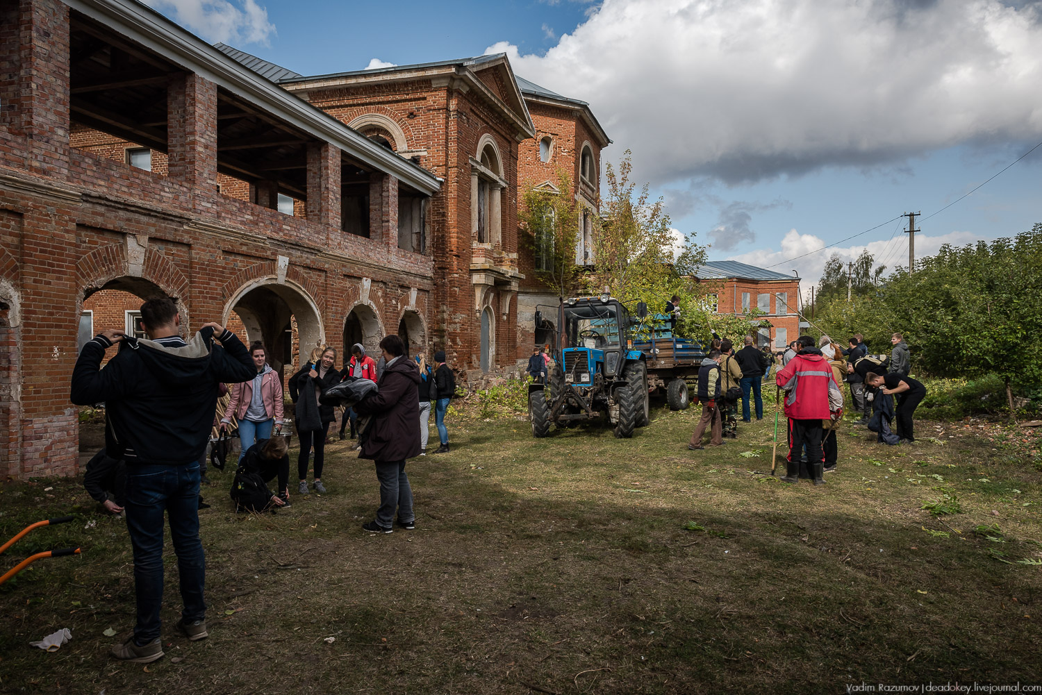 усадьба Полибино, Липецкая область, Усадебные волонтеры 21 сентября 2019 года