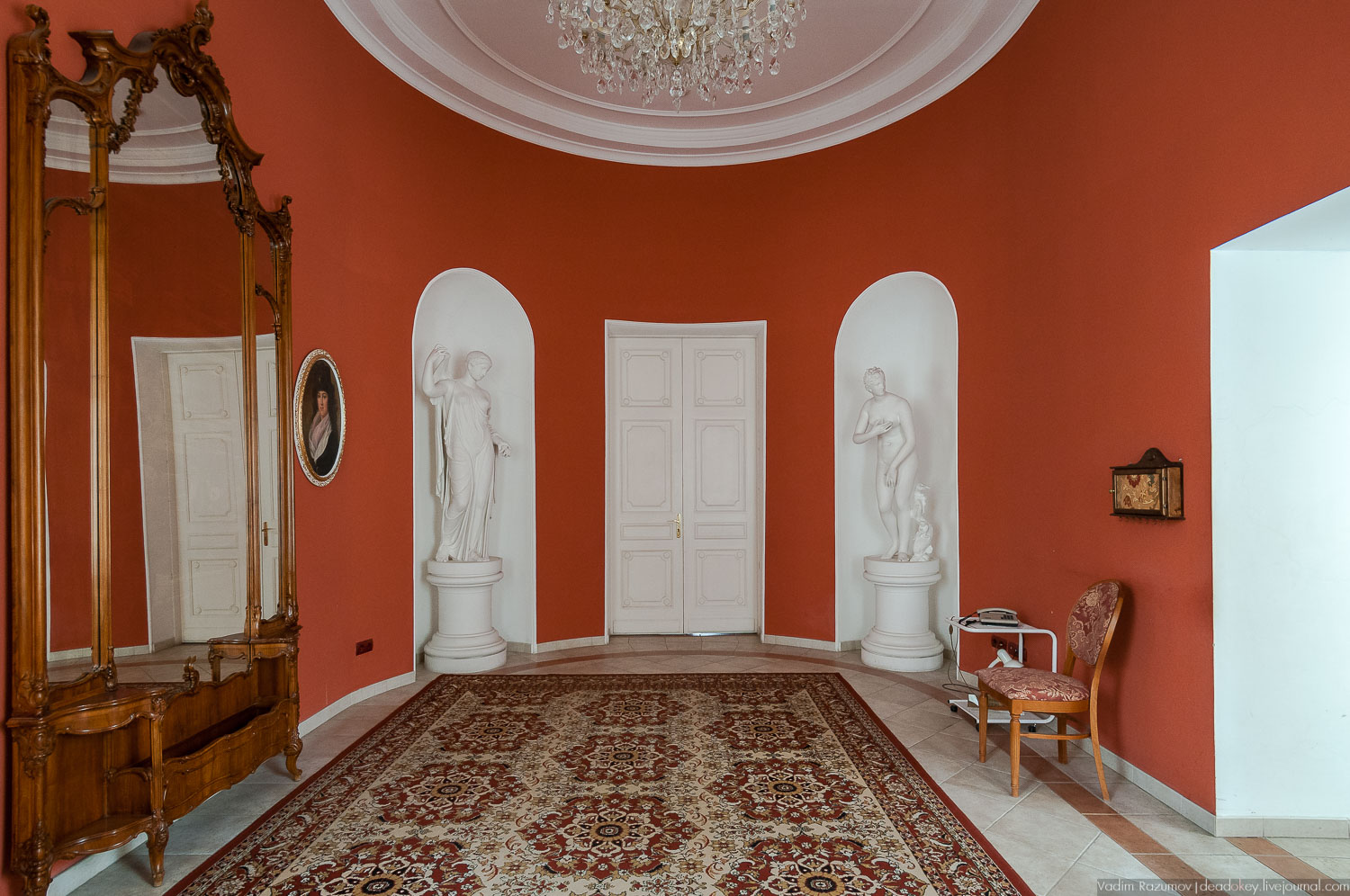 усадьба Введенское, интерьеры главного дома, Фото Вадим Разумов, Летопись Русской усадьбы