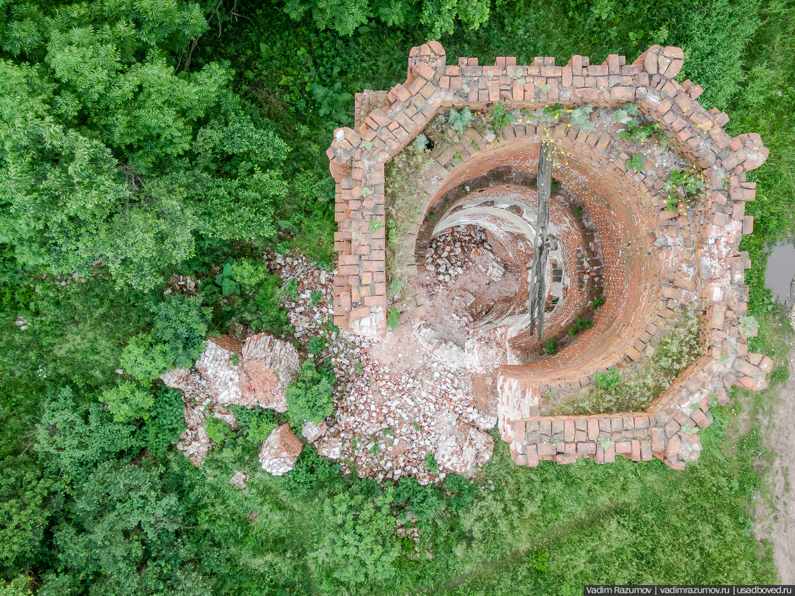 усадьба Вешаловка, Липецкая область, с дрона