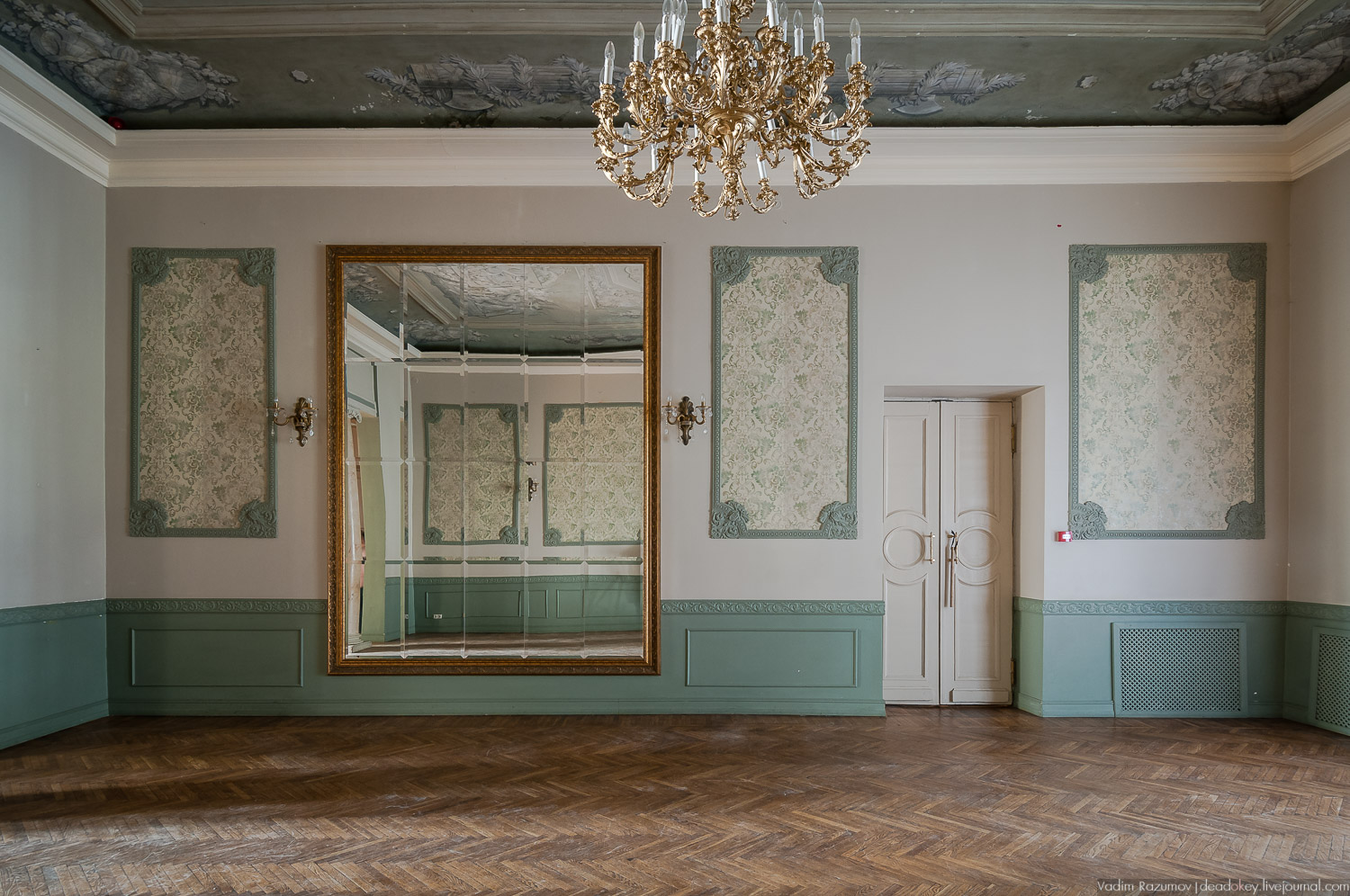 усадьба Братцево, Москва, интерьеры главного дома