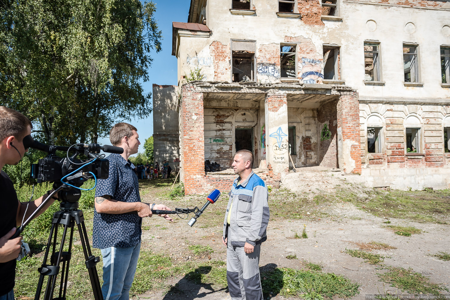 усадьба Сергиевское-на-Упе, Усадебные волонтеры 24 августа 2019 года