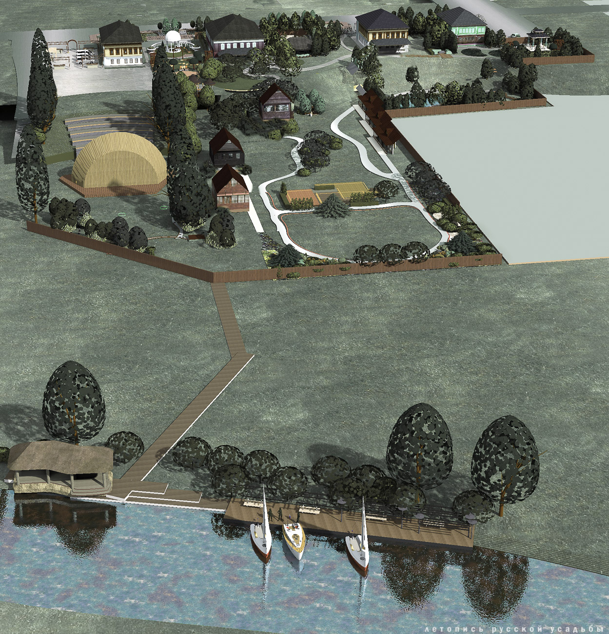 Усадьба фабриканта Думнова С.И., ЗАРЕЧЬЕ, проект развития музейного комплекса