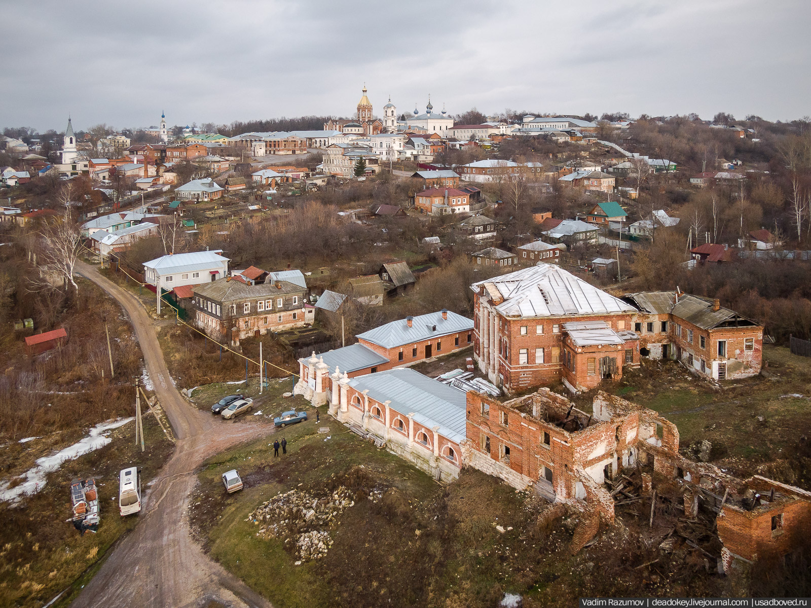 Касимов с дрона, Рязанская область