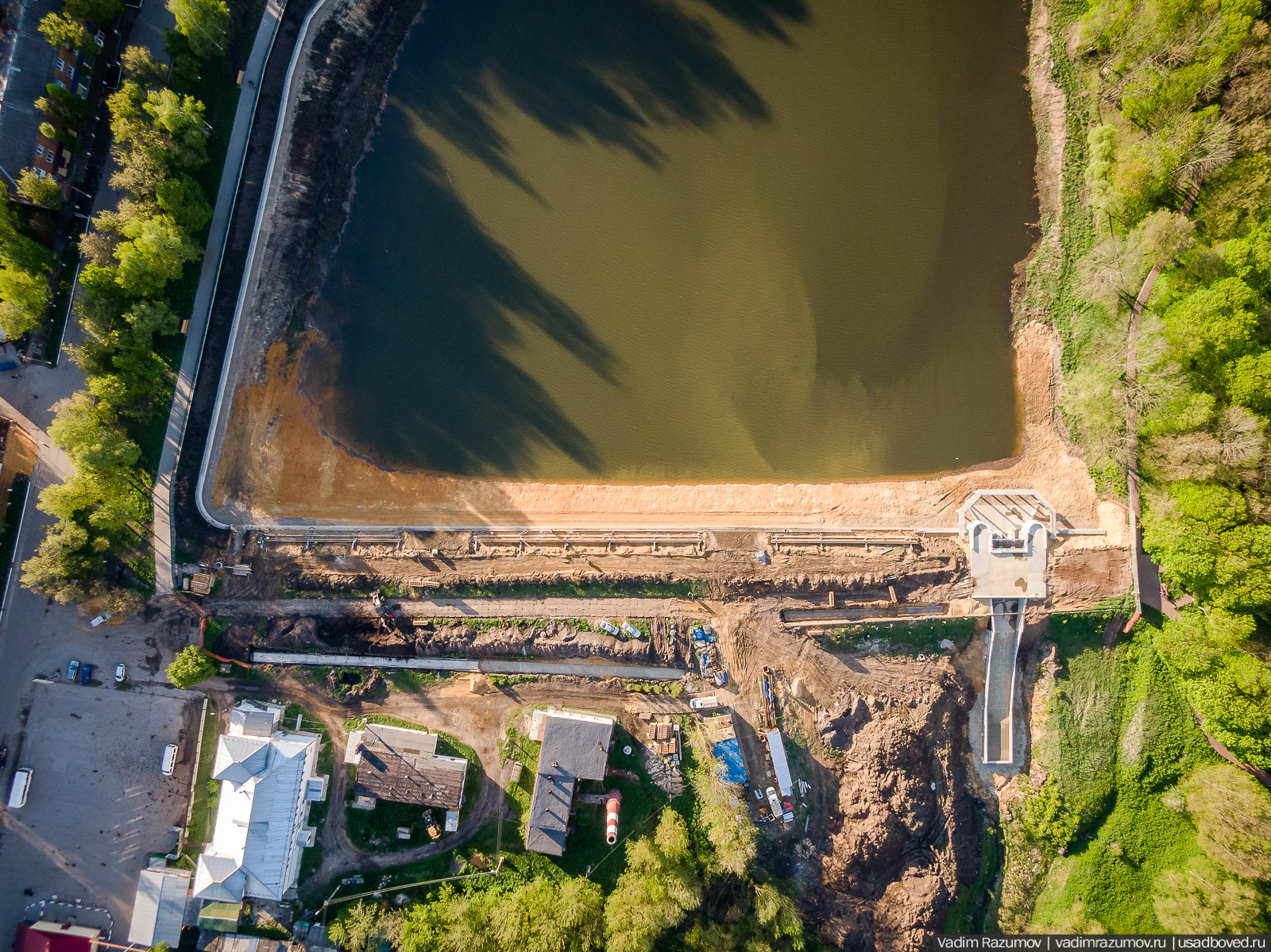 Богородицк, открытие плотины, приезд губернатора, Тульская область, дворец, пруды