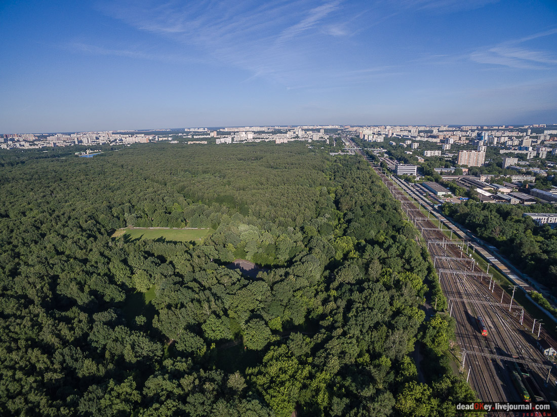 усадьба Кусково с квадрокоптера