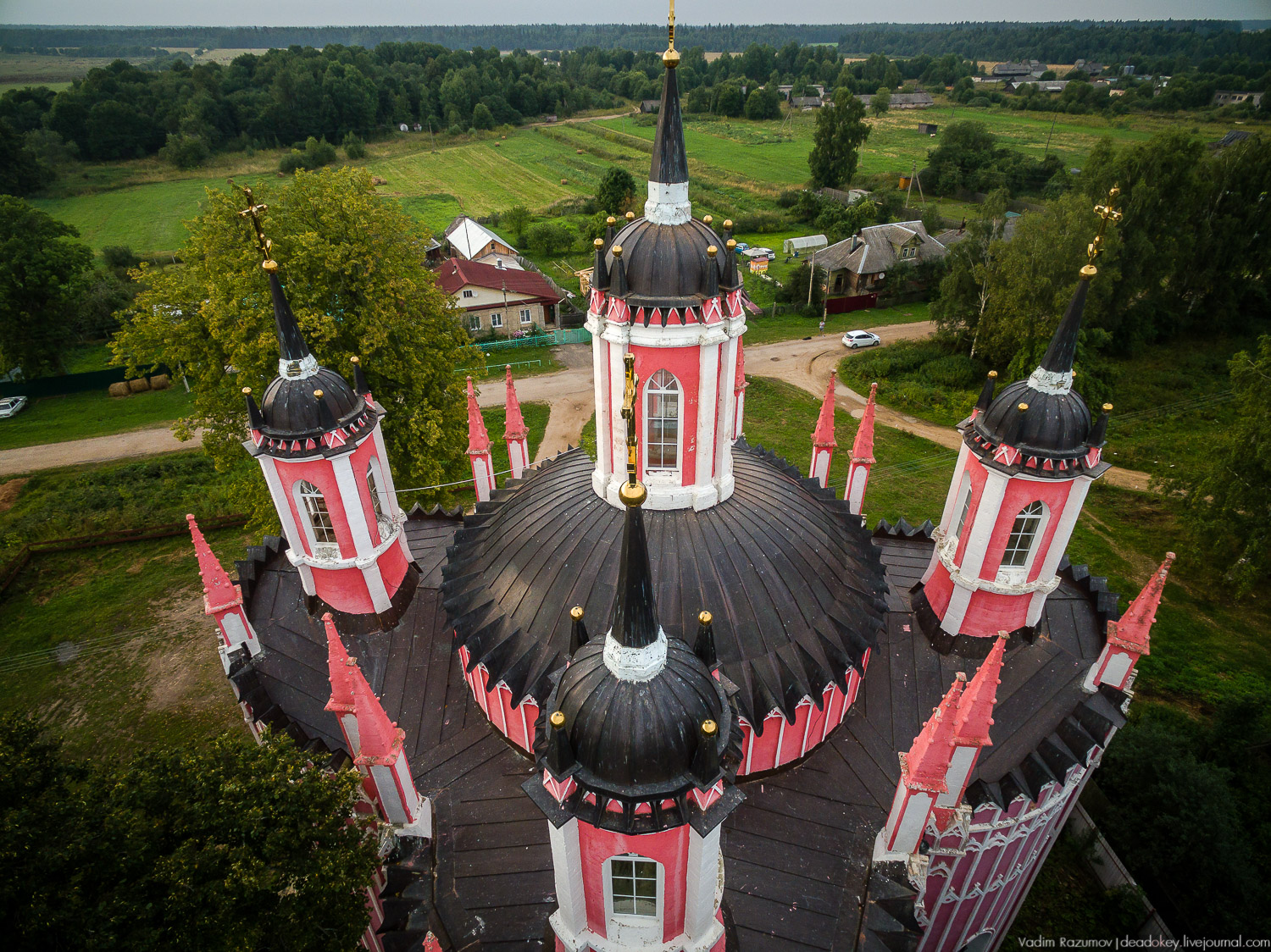 усадьба Красное Полторацких, Преображенская церковь Фельтена, Старицкий район, Тверская область