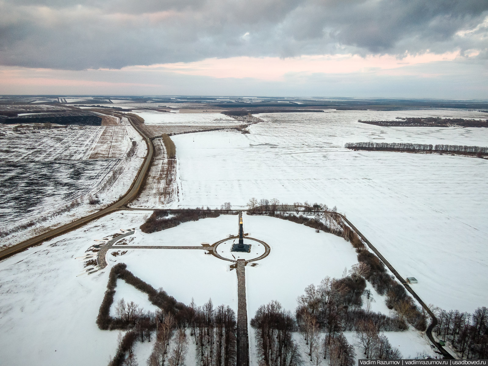 Куликово Поле, Красный холм, церковь Сергия Радонежского, архитектор Щусев