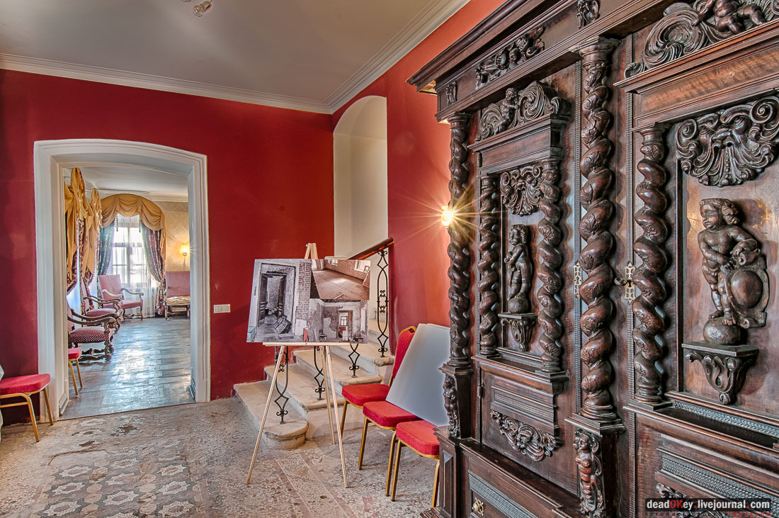усадьба Талицы Аигиных, интерьер после реставрации, ноябрь 2014