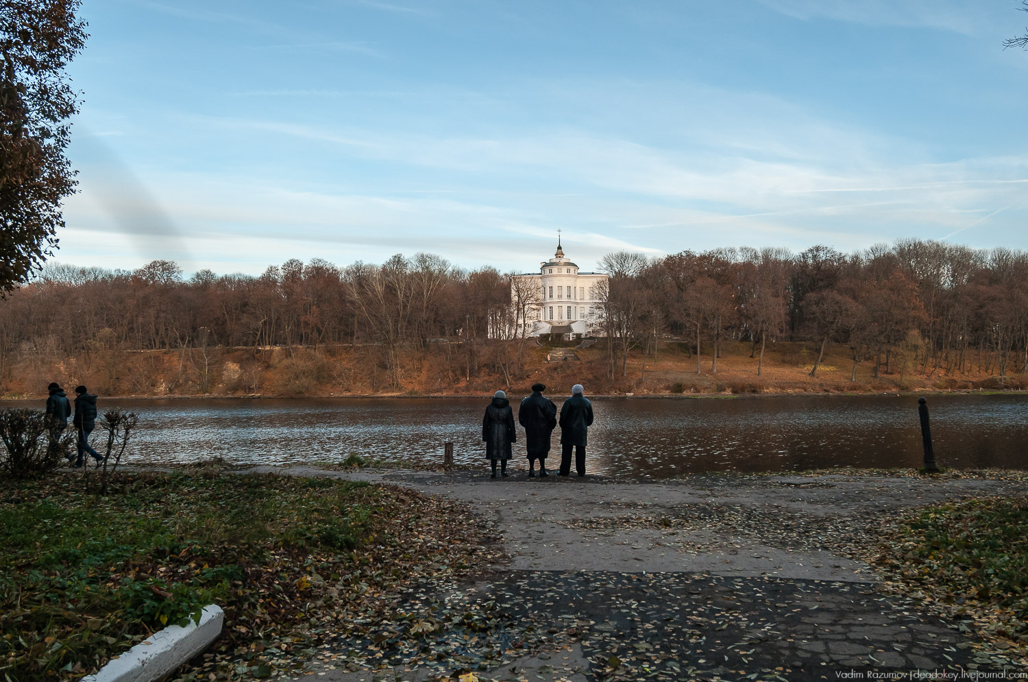 Богородицк, ограда набережной дворцового пруда