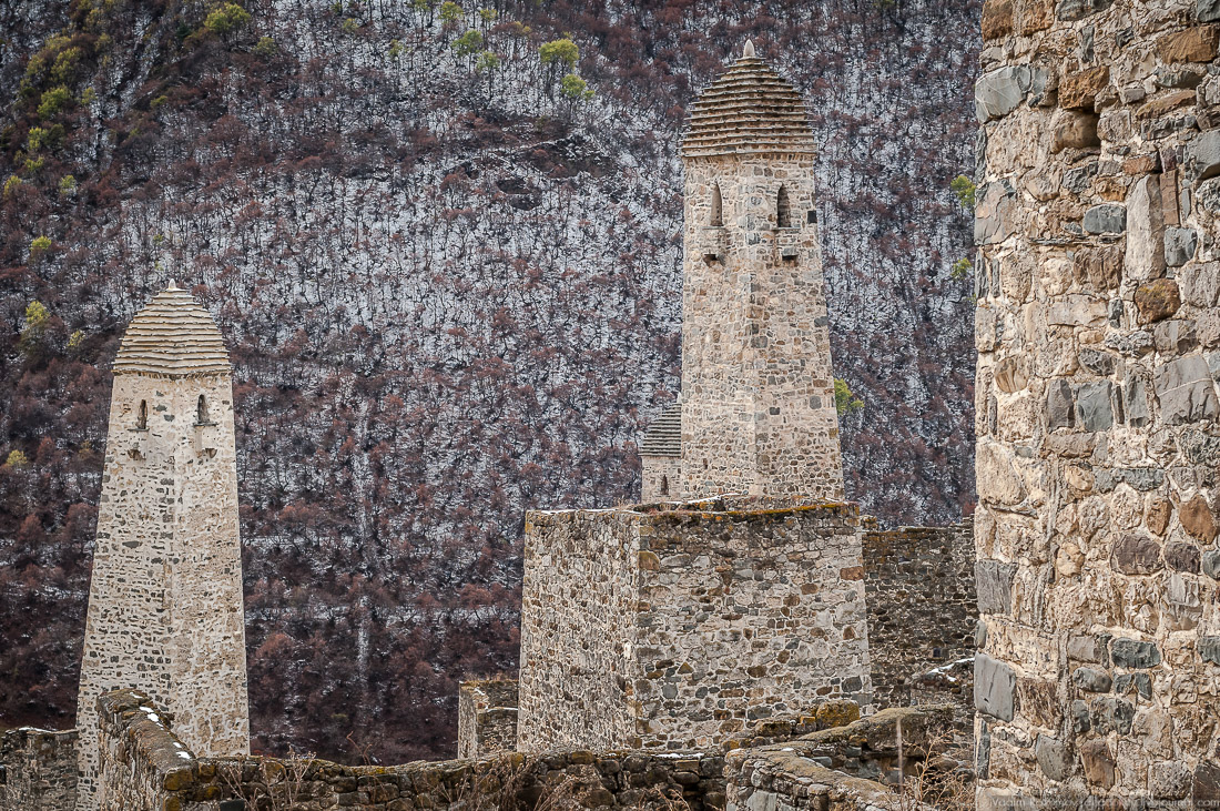Башенный комплекс ЭРЗИ, Ингушетия, Джейрахское ущелье.
