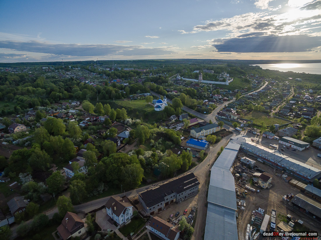 Переславль-Залесский, монастыри, виды с квадрокоптера