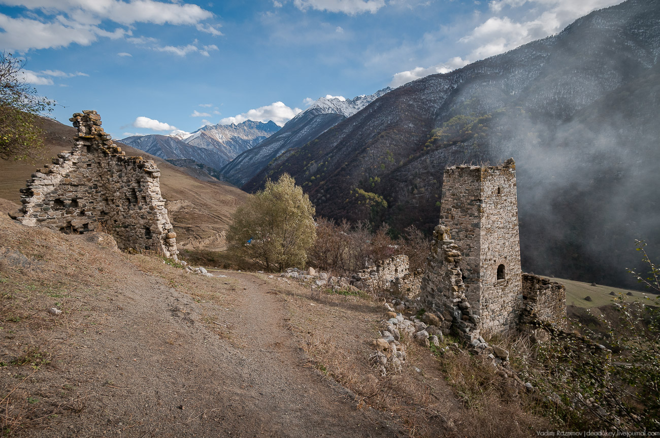 Башенный комплекс Ляжги, Ингушетия, Джейрахский район, сельское поселение Ляжги.