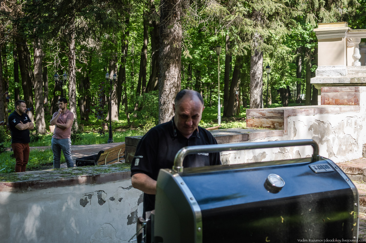 Усадьба Узкое, съемка программы SpasiboCheff, Илья Лазерсон и Вадим Разумов