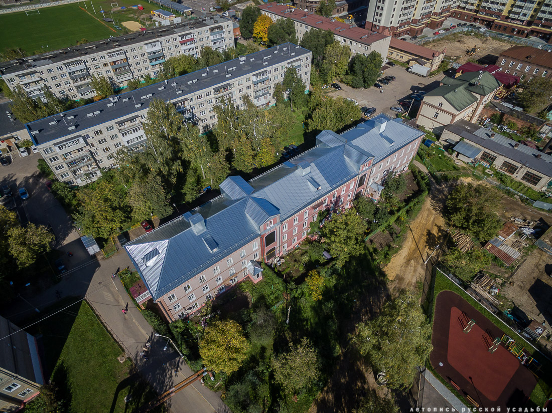 Поселок Октябрьский, фабрика Шорыгина с квадрокоптера