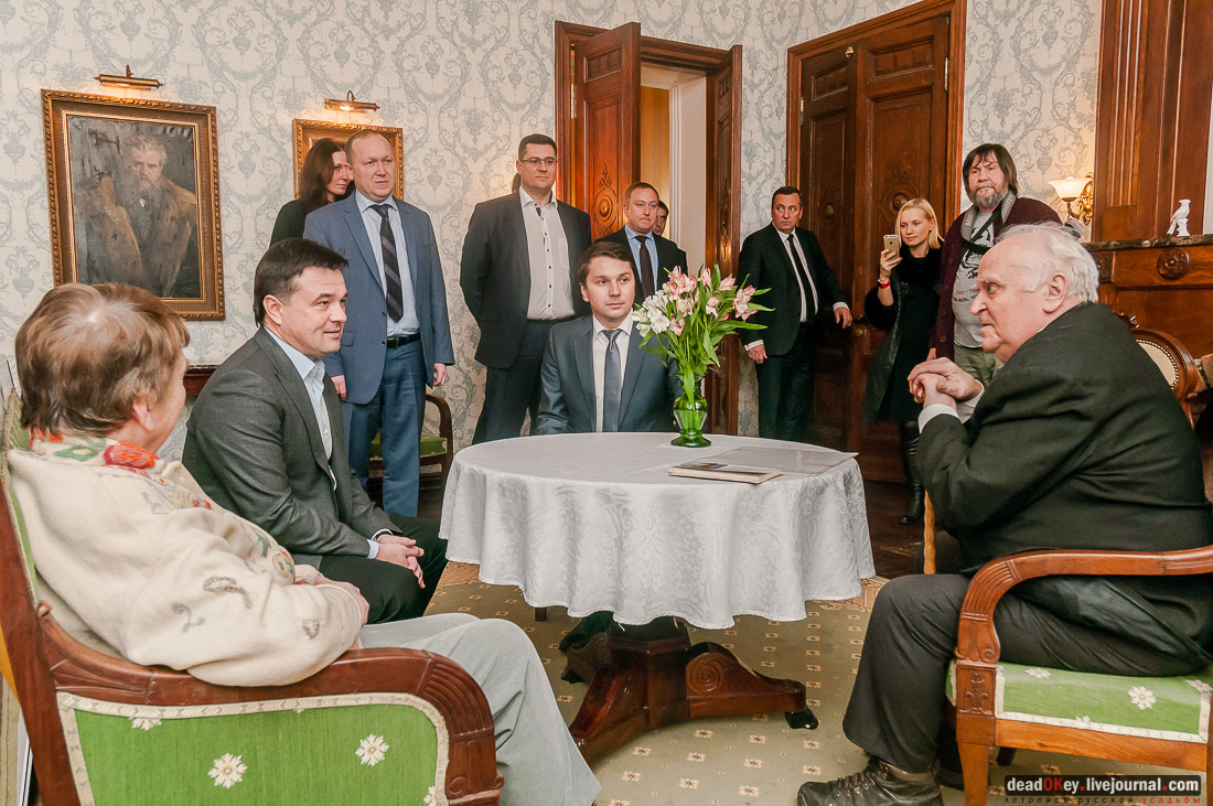 усадьба Талицы Аигиных, Пушкинский район. Приезд губернатора Московской области Андрея Юрьевича Воробьева