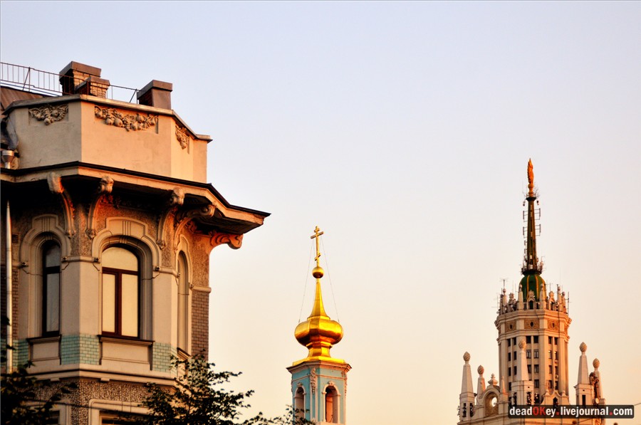 Доходный дом И.И. и Н.И. Болдыревых, 1908, архитектор Н.П. Евланов,Яузский бульвар, 13