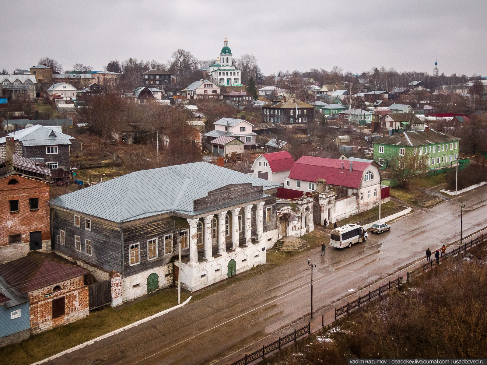 Касимов с дрона, Рязанская область