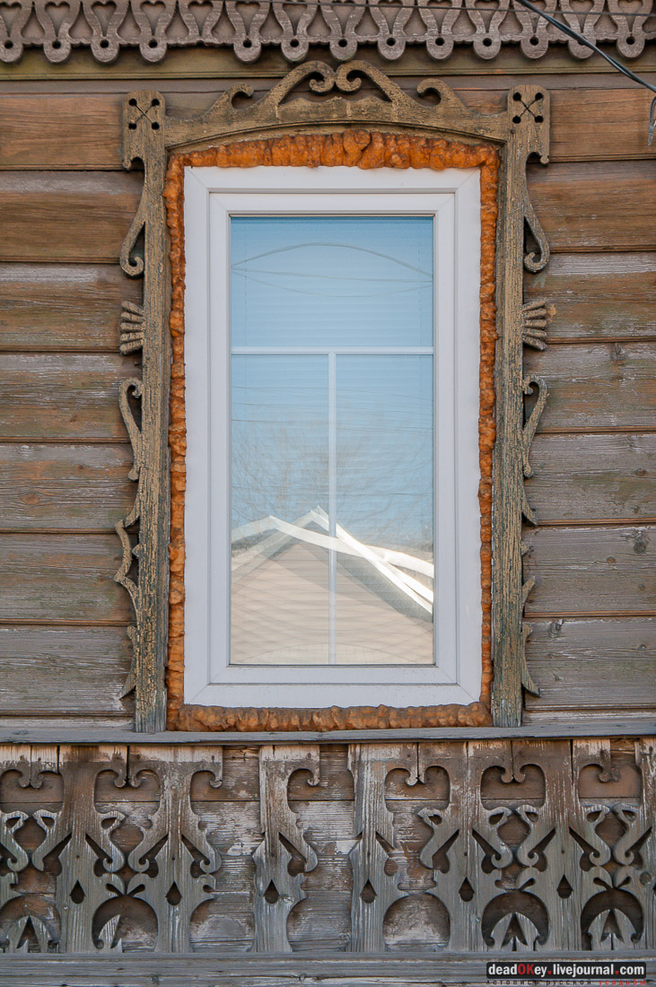 деревянные наличники Ельца, елецкий деревянный наличник