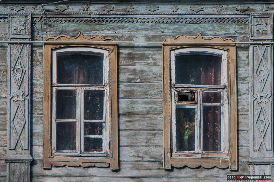 деревянные наличники Ельца, елецкий деревянный наличник