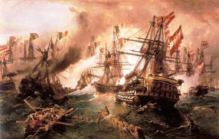 Batalla de Lissa, 20 de julio de 1866 (700x447, 63Kb)