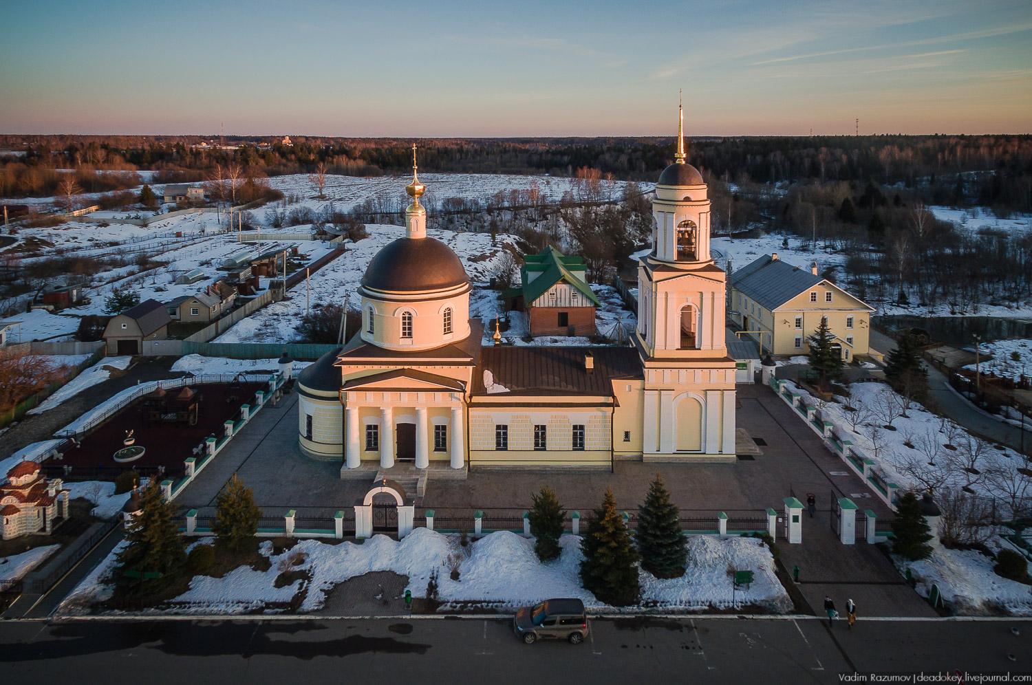 Радонеж, церковь, городище