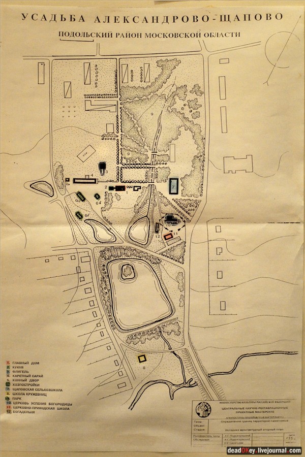 усадьба Щапово