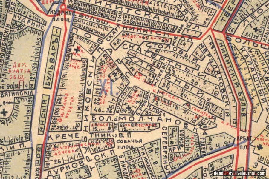 ул. Поварская д.17-19 усадьба капитана Федора Ржевского